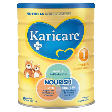 Karicare Plus 1 Infant Formula From Birth to 6 Months 900G