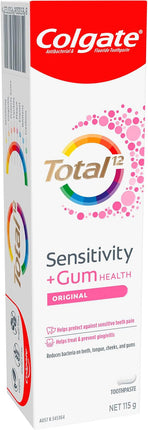 Colgate Total Toothpaste for Gum Health and Sensitivity Original 115G