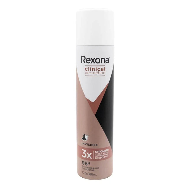 Rexona Women Clinical Protection Invisible Antiperspirant Deodorant 180ML