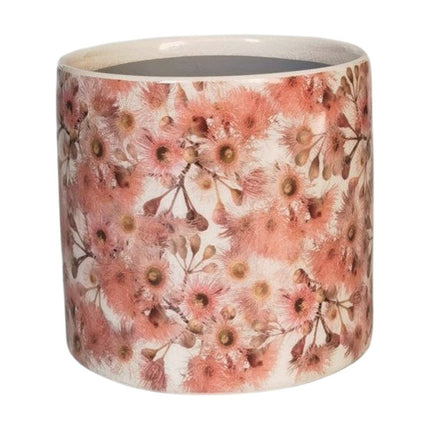 Flowering Gum Stoneware Planter Pink 14cm