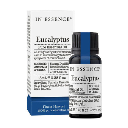 In Essence Eucalyptus Pure Essential Oil 8ml - OhYouLuckyDuck.com.au