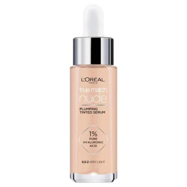 L'OrÃ©al True Match Nude Plumping Tinted Serum 0.5 2 Very Light 30ML