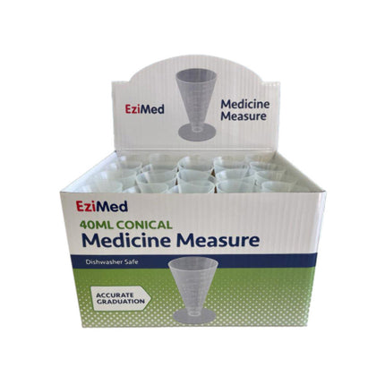 EziMed Medicine Measuring Cup for Accurate Dosing 40ML
