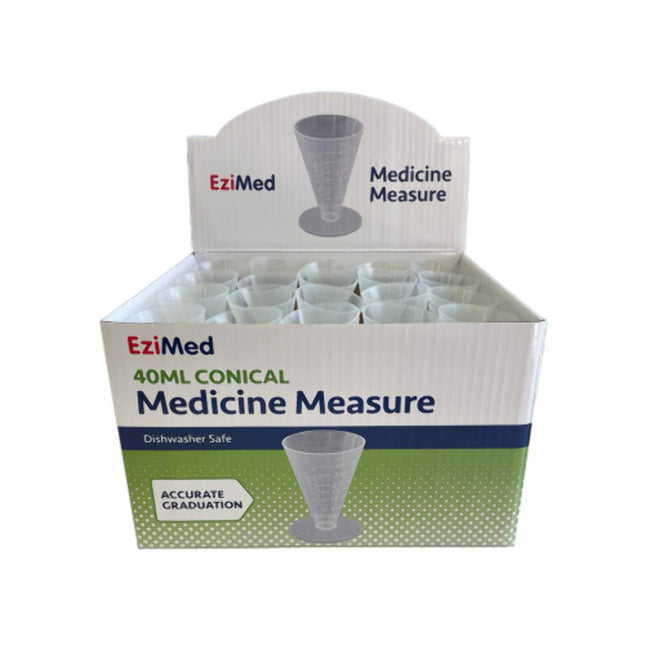 EziMed Medicine Measuring Cup for Accurate Dosing 40ML