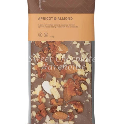 Chocolate Generations Dark Chocolate Apricot and Almond Nut Bars 105G