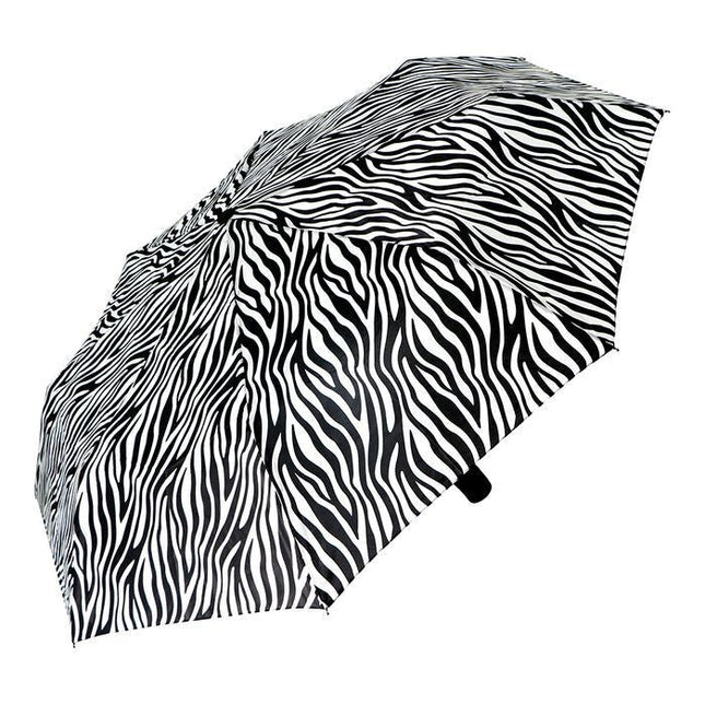 Brellerz Basic Folding Umbrella Zebra Print