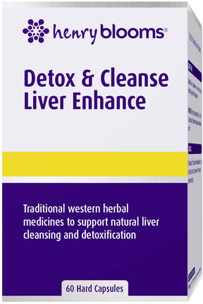 Henry Blooms Detox & Cleanse Liver Enhance 60 caps