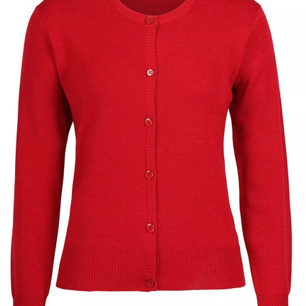 Jbs Wear Ladies Crew Neck Cardigan Classic Fit Button Up Sweater 6L1
