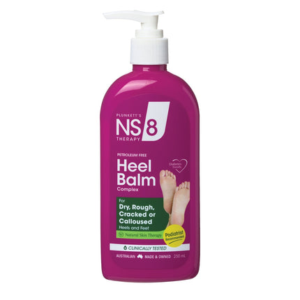 NS 8 Heel Balm Complex for Dry Cracked Heels and Feet 250ML