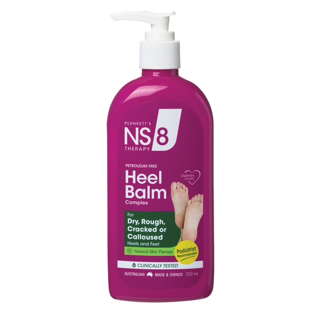 NS 8 Heel Balm Complex for Dry Cracked Heels and Feet 250ML