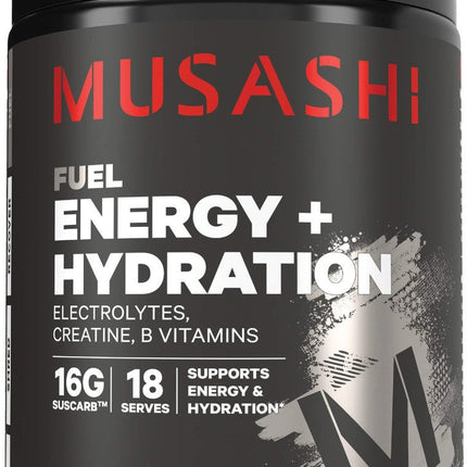 Musashi Energy Plus Hydration Powder Watermelon 450G