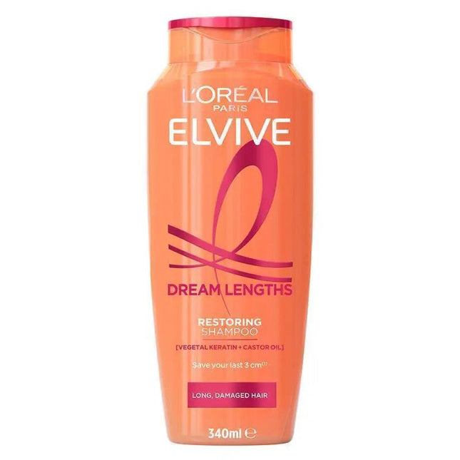 L'OrÃ©al Elvive Dream Lengths Restoring Shampoo for Long Damaged Hair 340ml