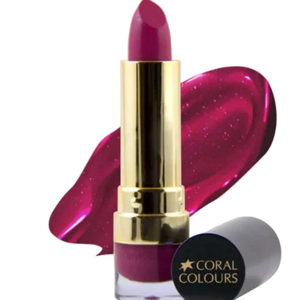 Coral Colours Diamond Shine Lipstick for a Hydrating High Shine Finish 3.8G