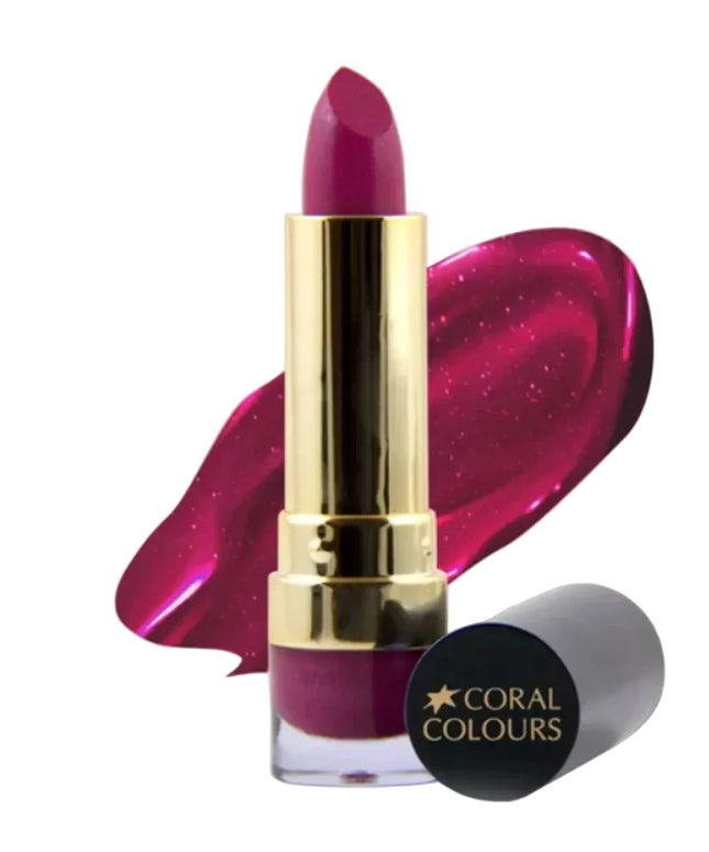 Coral Colours Diamond Shine Lipstick for a Hydrating High Shine Finish 3.8G