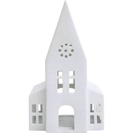 Lavida Porcelain Church Tealight Holder