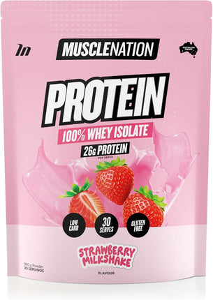 Muscl Nation Whey Protein Strawberry Milkshake 990G