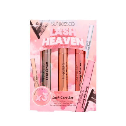 Sunkissed Lash Heaven Lash Care Set Gift Set 10ml Clear Lash Serum + 10ml White