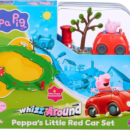 Peppa Pig Whizz Around Red Car Playset