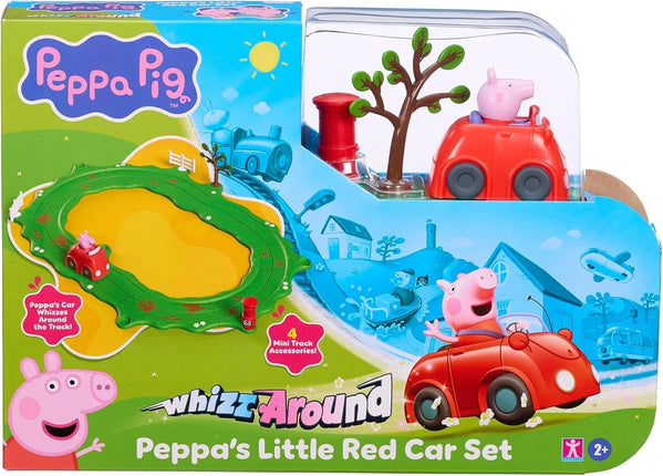 Peppa Pig Whizz Around Red Car Playset