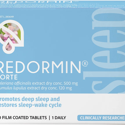 Flordis Redormin Forte for Sleep Support 30 Tablets