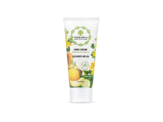 Therapina Cucumber Hand Cream for Dry Hands Soothing and Hydrating Formula 75G