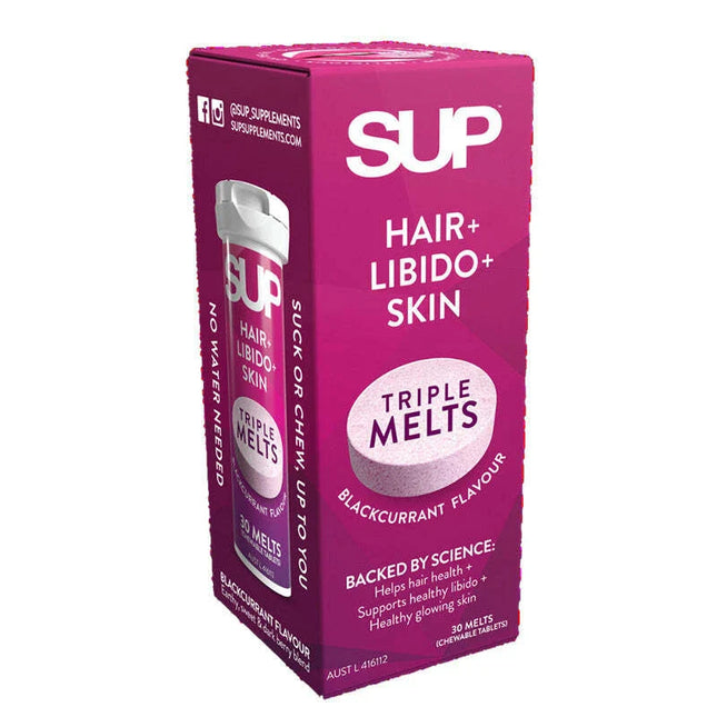 Sup Supplements Hair Libido Skin 30 Melt Tablets