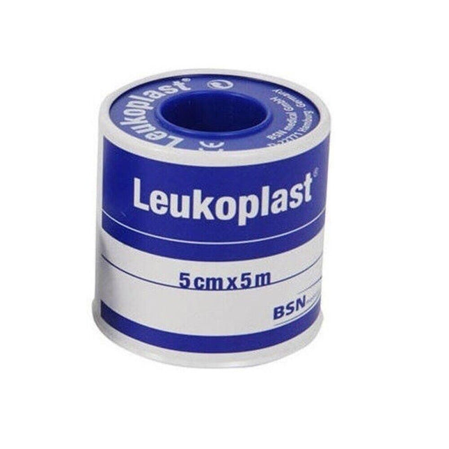 Leukoplast Waterproof Tape 5cm X 5m 1 Roll - OhYouLuckyDuck.com.au