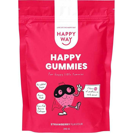 Happy Way Strawberry Gummies with Apple Cider Vinegar 210G
