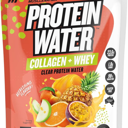 Muscle Nation Protein Water Tropical 750G