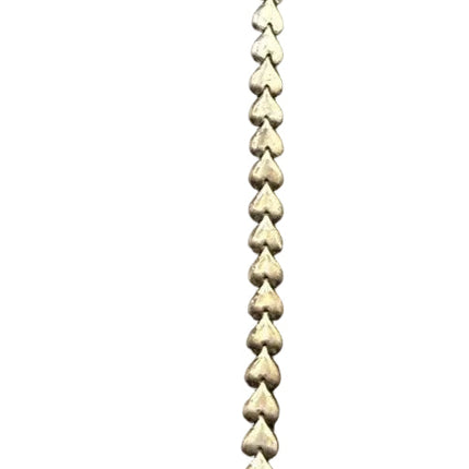 Sterling Silver Heart Bracelet for Women Elegant Jewellery Gift 18CM