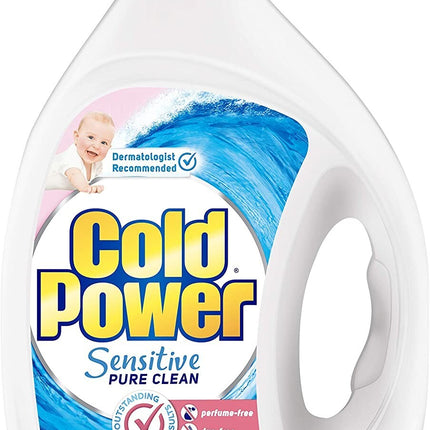 Sensitive Pure Clean, Liquid Laundry Detergent, Fragrance Free and Dye Free, 2 L