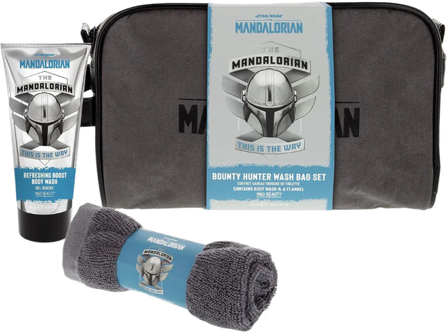 Star Wars Mandalorian Bounty Hunter Wash Bag Set