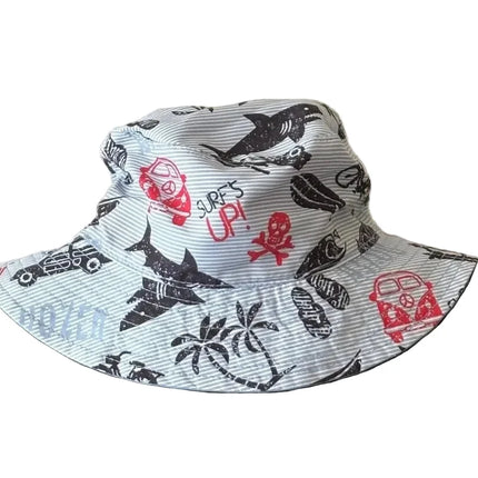 Dozer Baby Boys Bucket Hat Kai Light Blue Ocean Large