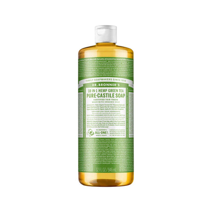 Dr Bronner Cast Soap Green Tea 946ml