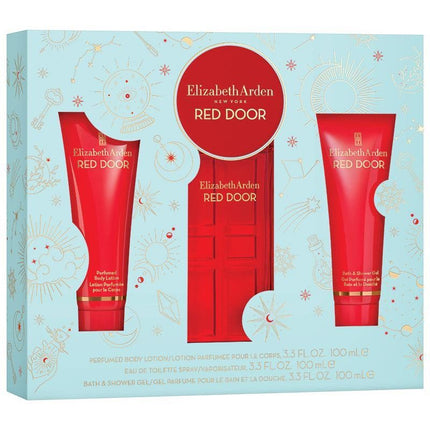 Elizabeth Arden Red Door 3 Piece Gift Set with Eau de Toilette Body Lotion and Shower Gel 100ML
