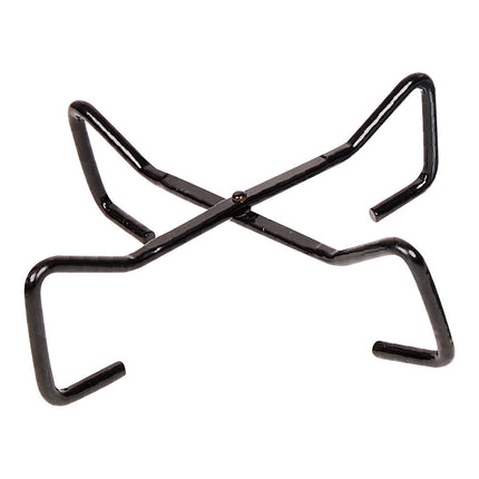 Wildtrak Foldable 20cm Metal Outdoor Cooking Base Black 2 Pack