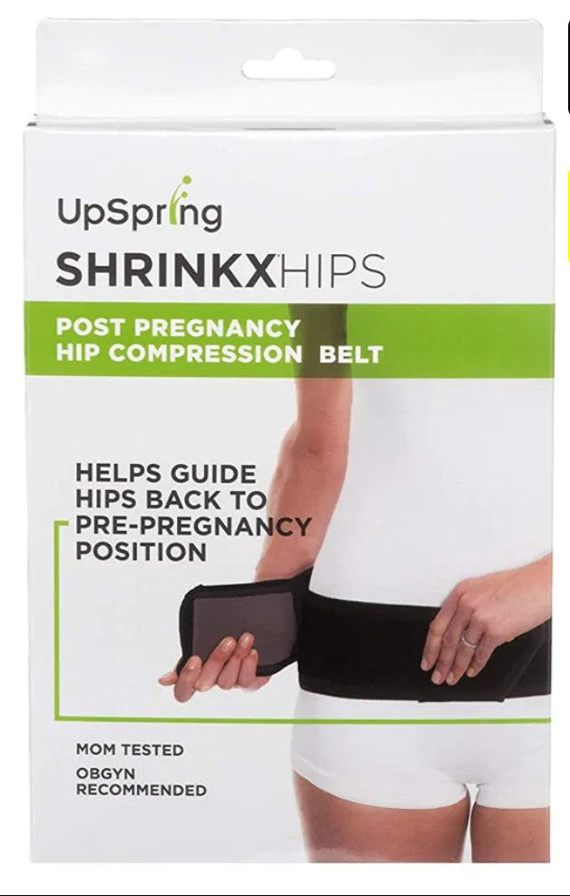 UpSpring Shrinkx Postpartum Hip Compression Belt Black M/L