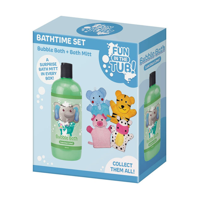 Lcorp Fun In The Tub 500ml Bubble Bath With Bath Mitt Elephant