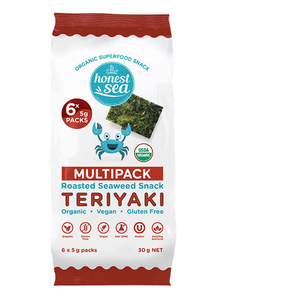 Honest Sea Seaweed - Teriyaki Multipack 6X5G