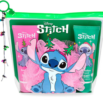 Mad Beauty Disney Stitchmas Bath and Body Trio Gift Set