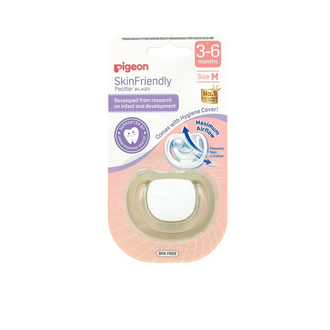 Pigeon Skin Friendly Baby Pacifier Medium Silicone Dummy Soother 3 to 6 Months