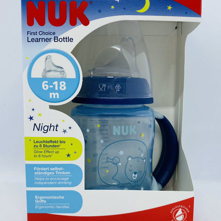 NukGlow in the Dark Trainer Cup for Babies 6 to 18 Months 150ML