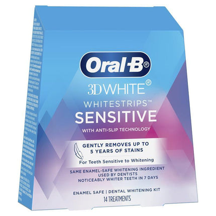 Oral B 3D White Whitestrips for Sensitive Teeth 14 PCS