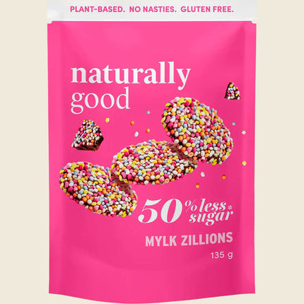 Naturally Good Mylk Zillions 50 Percent Less Sugar 135G