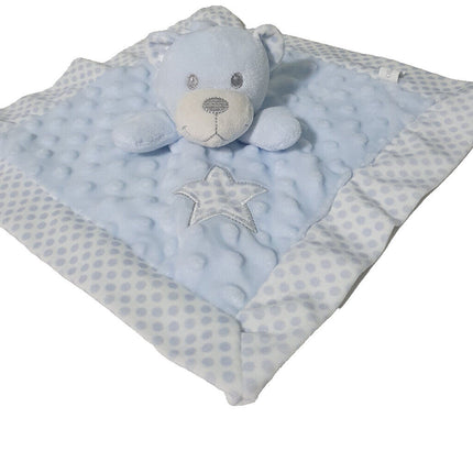 Ollie and Paige blue bear and blanket
