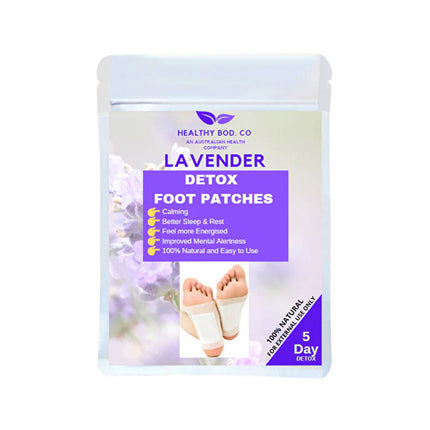 Hbc Detox Foot Patches with Lavender 10 Pack