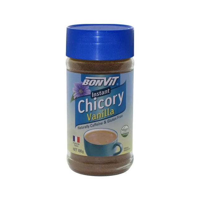 Bonvit Chicory Vanilla Instant Coffee Alternative Caffeine Free 100g