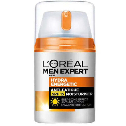 L'Oréal Men Expert Hydra Energetic Anti-Fatigue SPF 15 Moisturiser 50mL - OhYouLuckyDuck.com.au