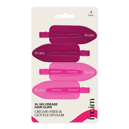 Fraim XL No Crease Hair Clips 4 Pack