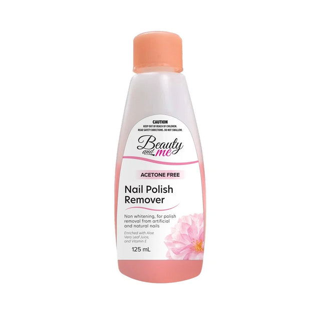 Beauty & Me Nail Polish Remover Acetone Free 125ML
